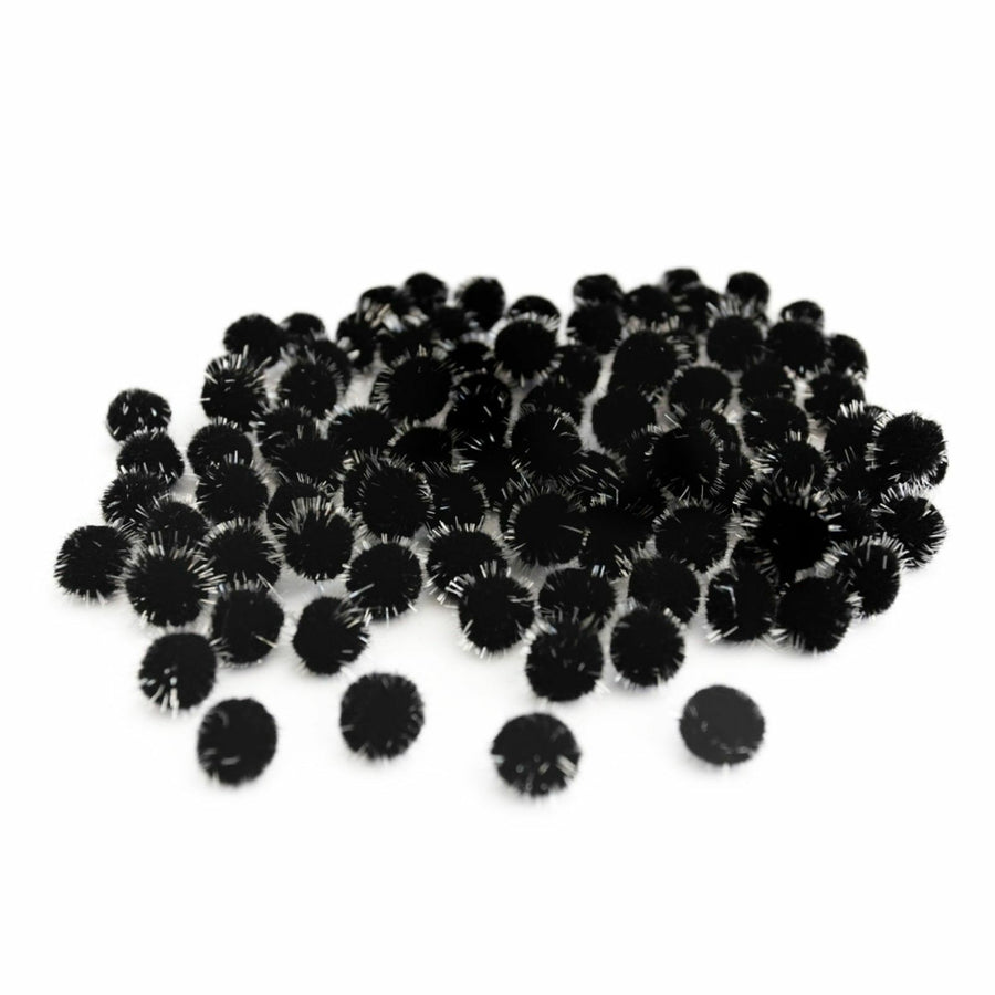 Black Glitter 100 Pack