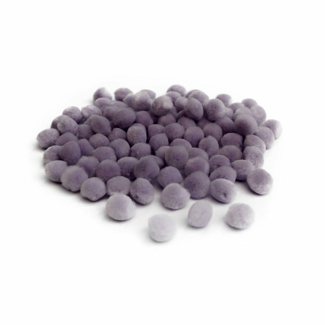 12mm Pom Poms 1.2 cm - Lilac 100 Pack