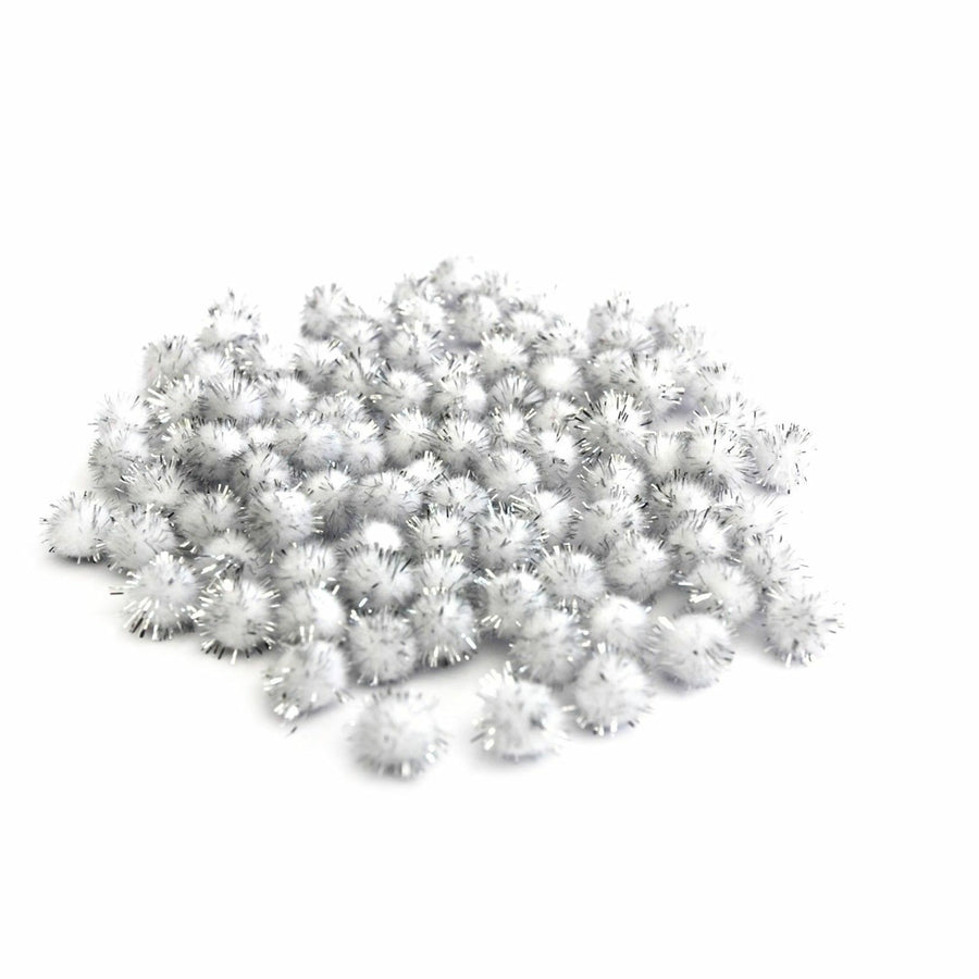 Silver Glitter 100 Pack