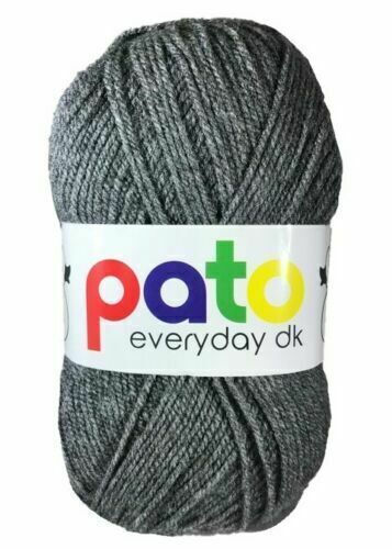 Cygnet Pato DK Knitting Wool / Yarn 100 gram ball - Dark Grey - 977