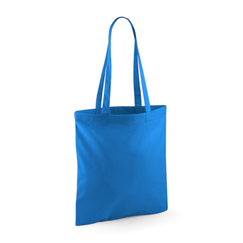 Sapphire Blue Cotton Tote Bag