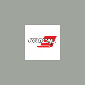 Oracal 651 Glossy Vinyl -Metallic Silver Gray