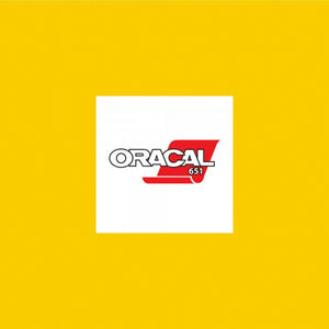 Oracal 651 Gloss A4 Sheet - Signal Yellow