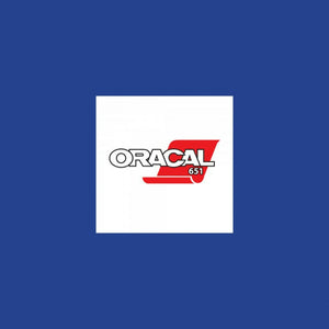 Oracal 651 Matte A4 Sheet - Traffic Blue