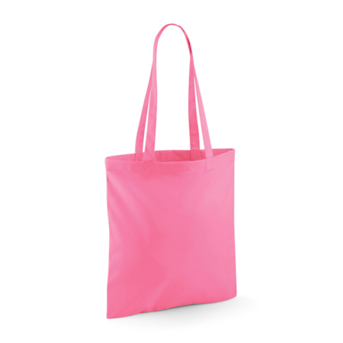 True Pink Cotton Tote Bag