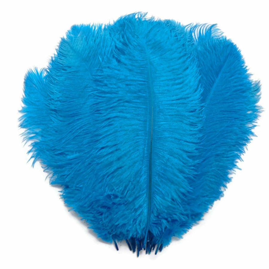 1 x Turquoise Ostrich Feathers - XL