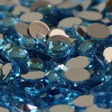 300 - 4mm Turquoise Loose Flat Back Diamante's