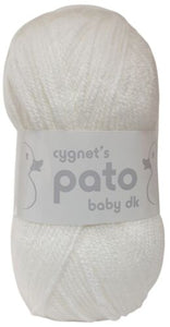 Cygnet BABY Pato DK Knitting Yarn White 799