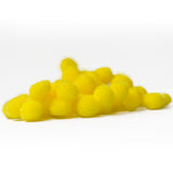 10mm Pom Poms 1cm - Yellow 50 Pack