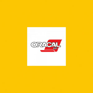 Oracal 651 Gloss A4 Sheet - Yellow