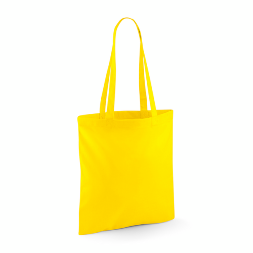Yellow Cotton Tote Bag