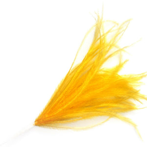 Yellow Wisps Ostrich Feathers