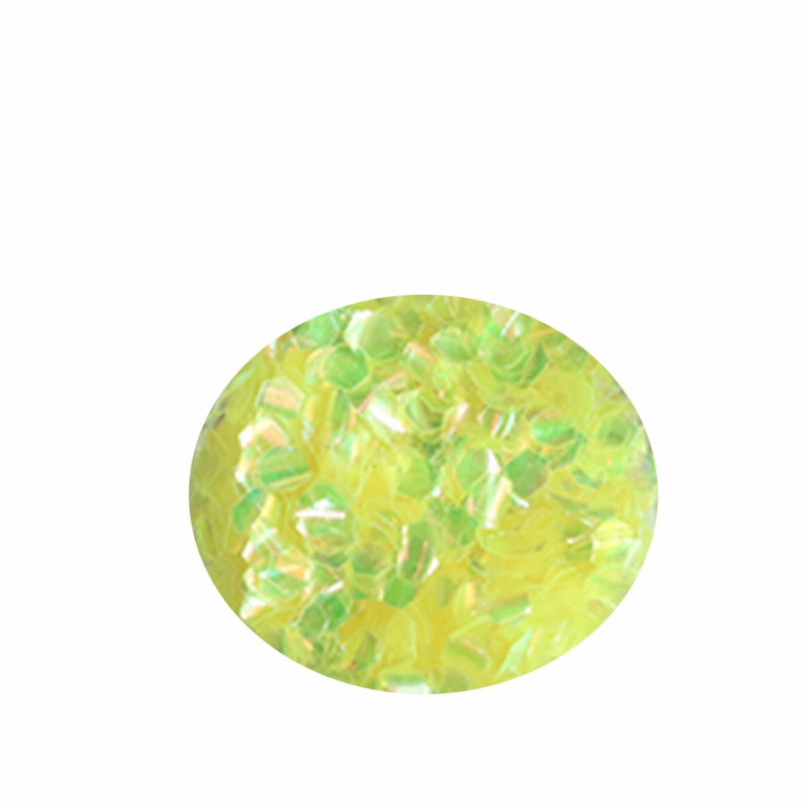 Yellow Fish Scale Glitter