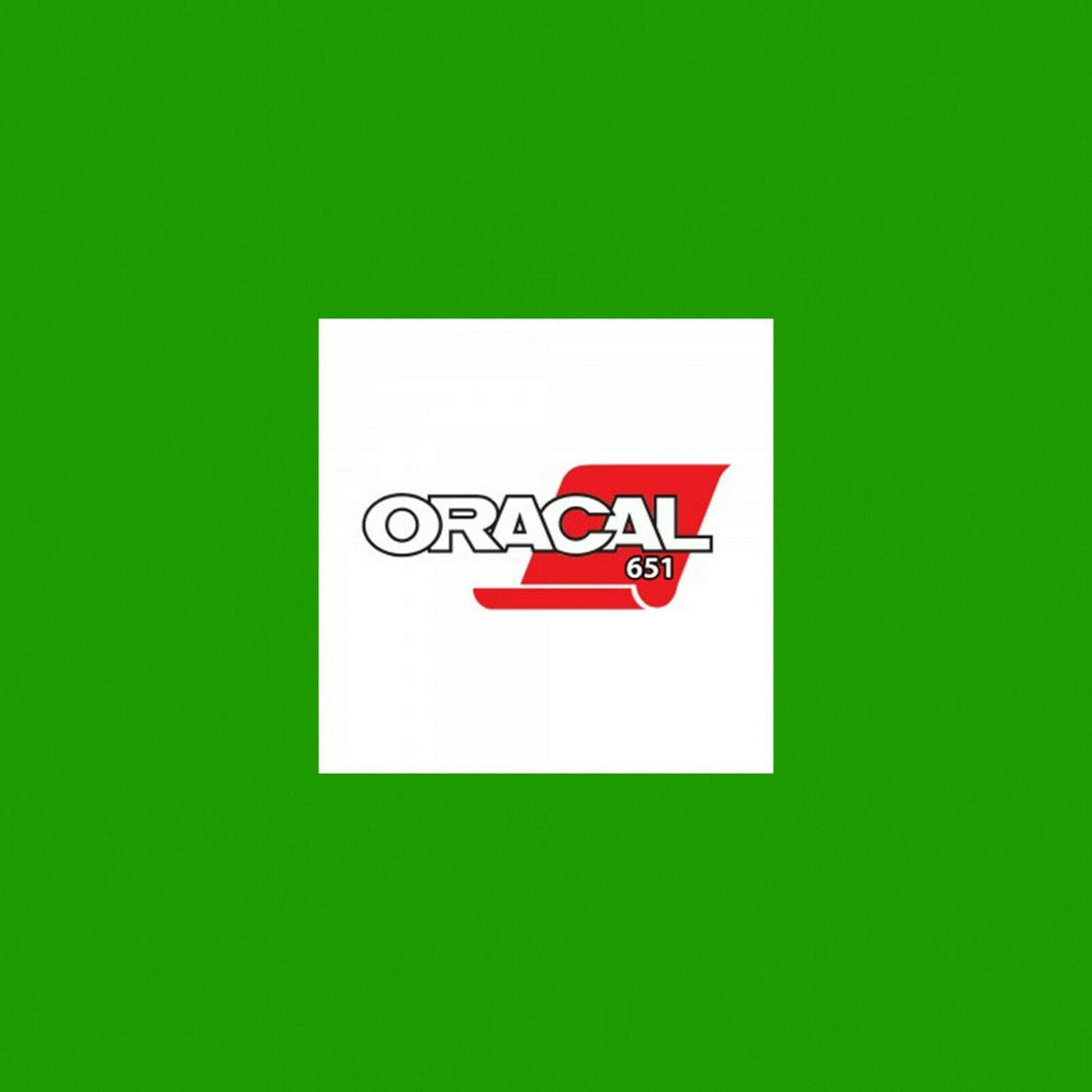 Oracal 651 Gloss A4 Sheet - Yellow Green